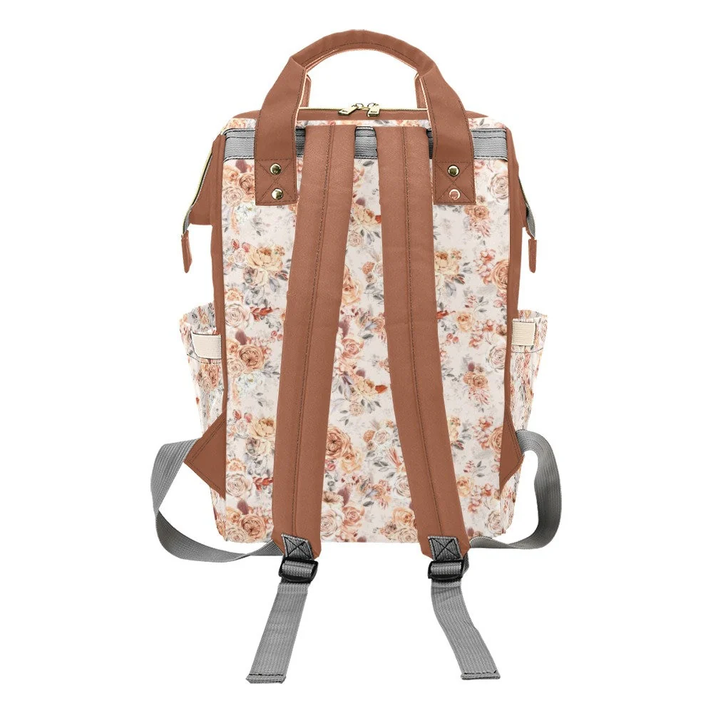 Carmel Florals Personalized Diaper Bag - Image 3