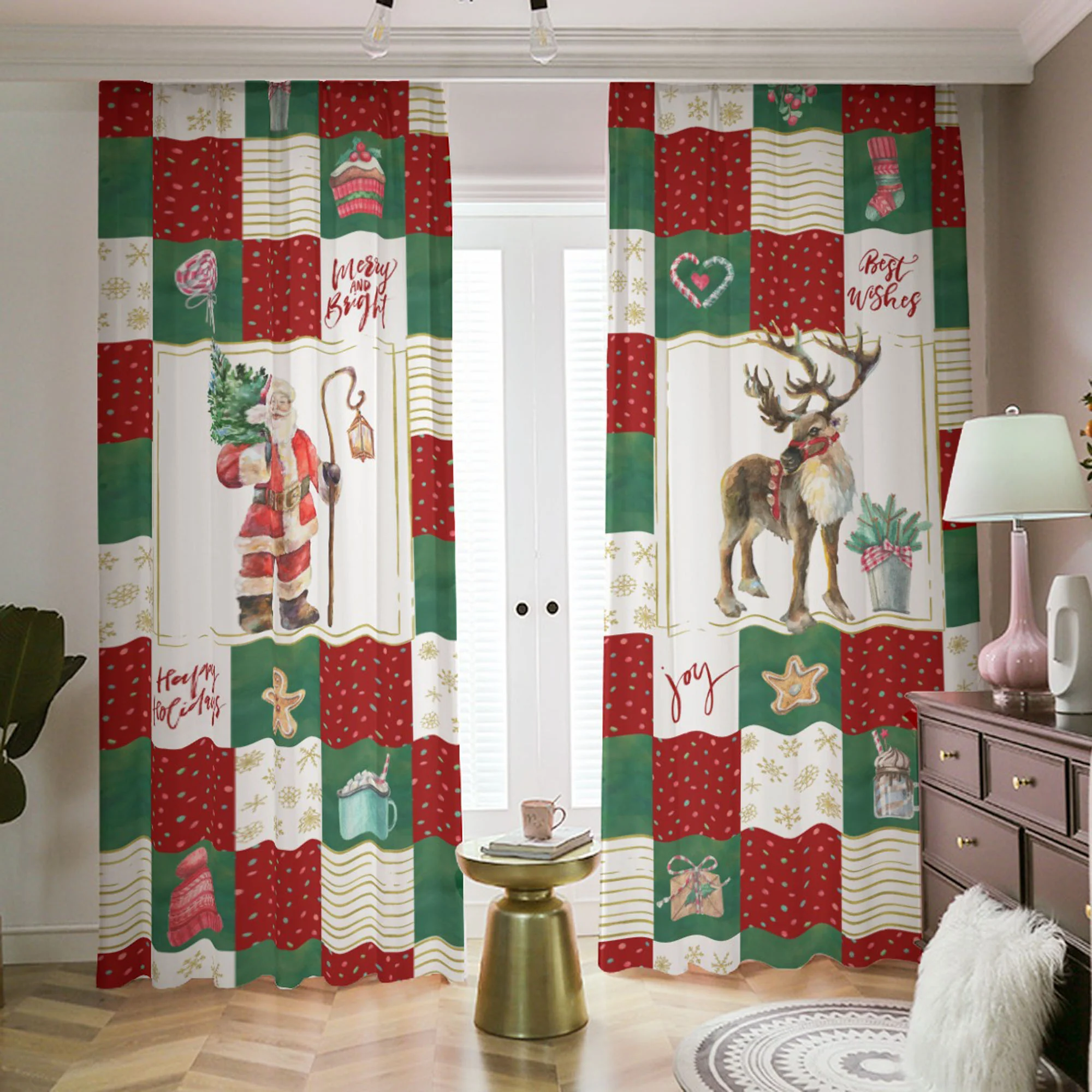 Christmas Blackout Curtains - Image 2