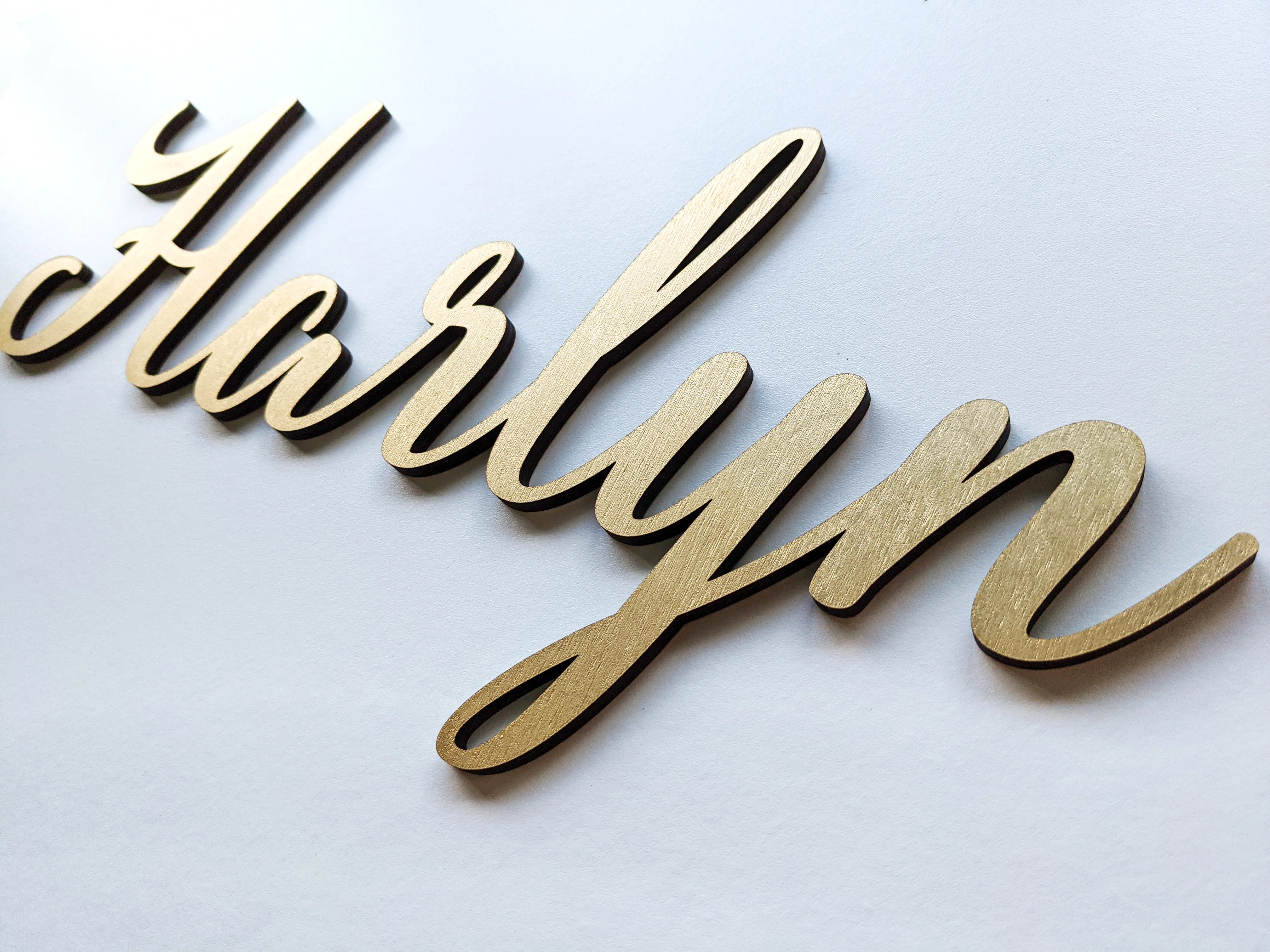 Custom Personalized Wooden Name Cutout - Image 6