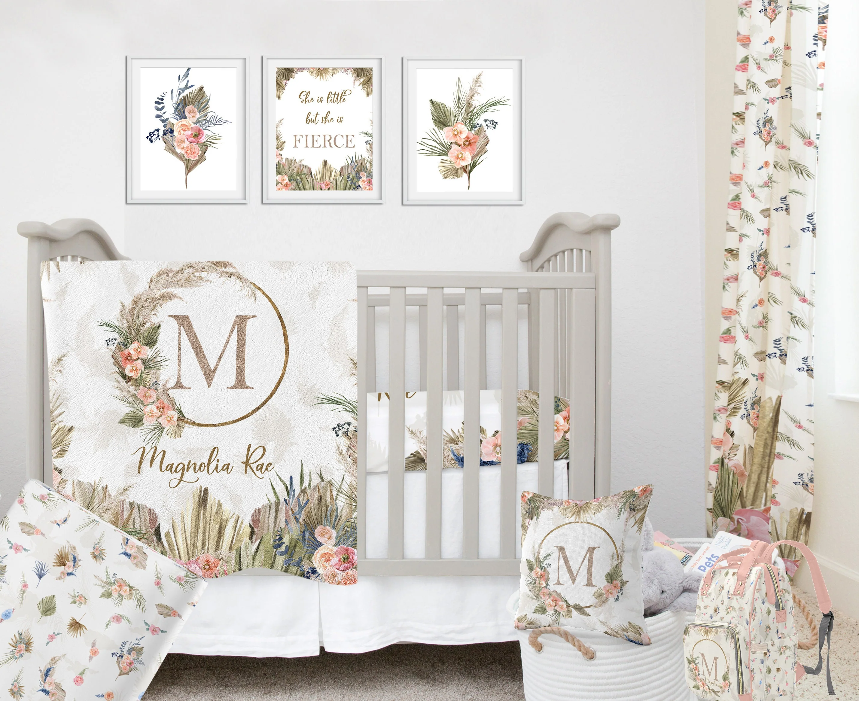 Dry Grass Personalized Blanket for Girl - Image 2