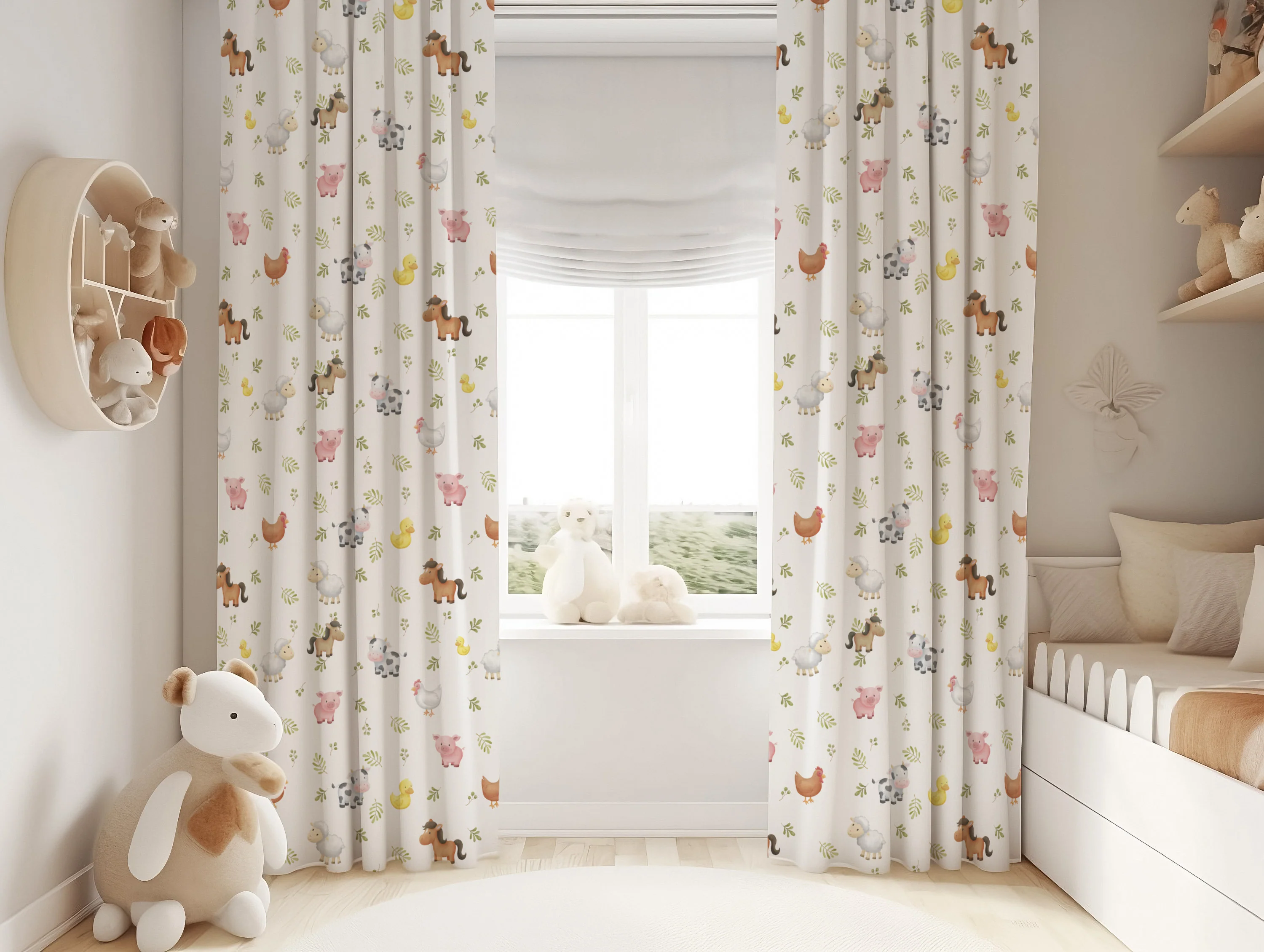 Farm Animals Blackout Curtains - Image 2