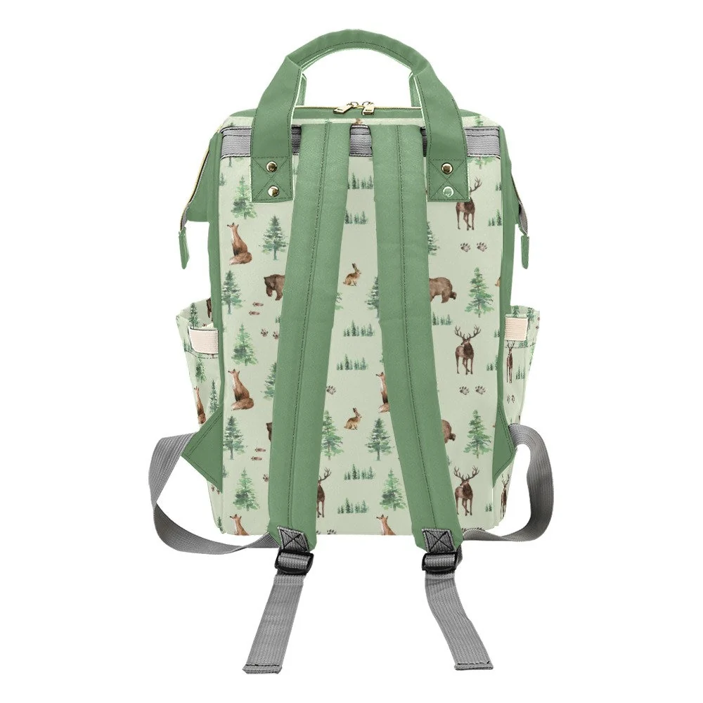 Forest Animals Personalized Diaper Bag - Image 3