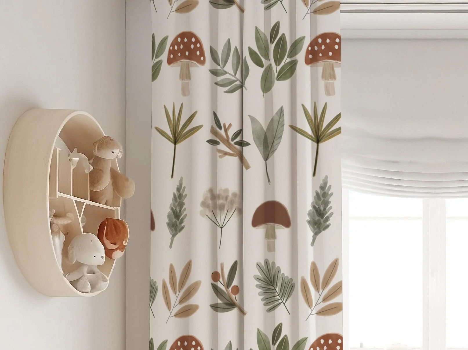 Mushrooms Blackout Curtains - Image 2
