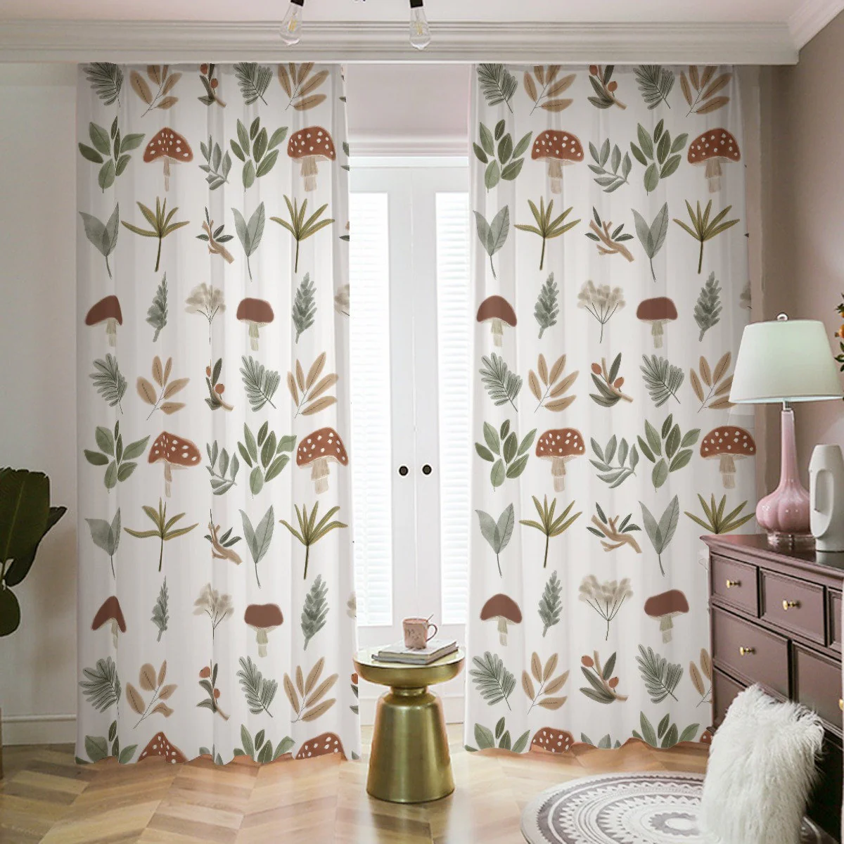 Mushrooms Blackout Curtains - Image 3