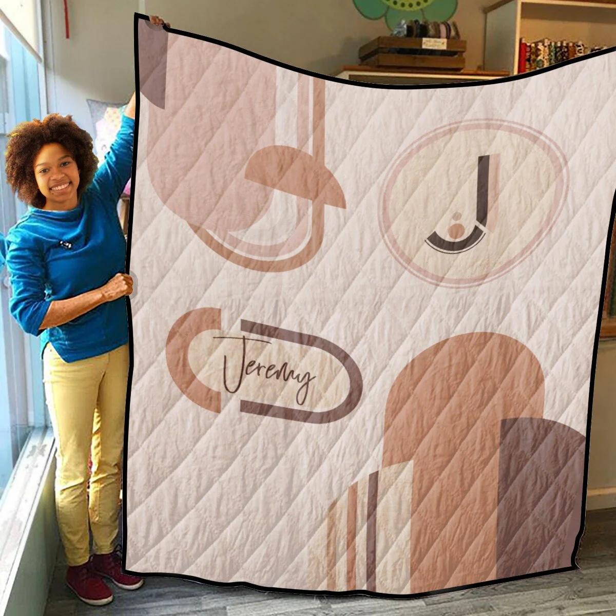 Oasis Personalized Quilted Bedspread Set - Image 3