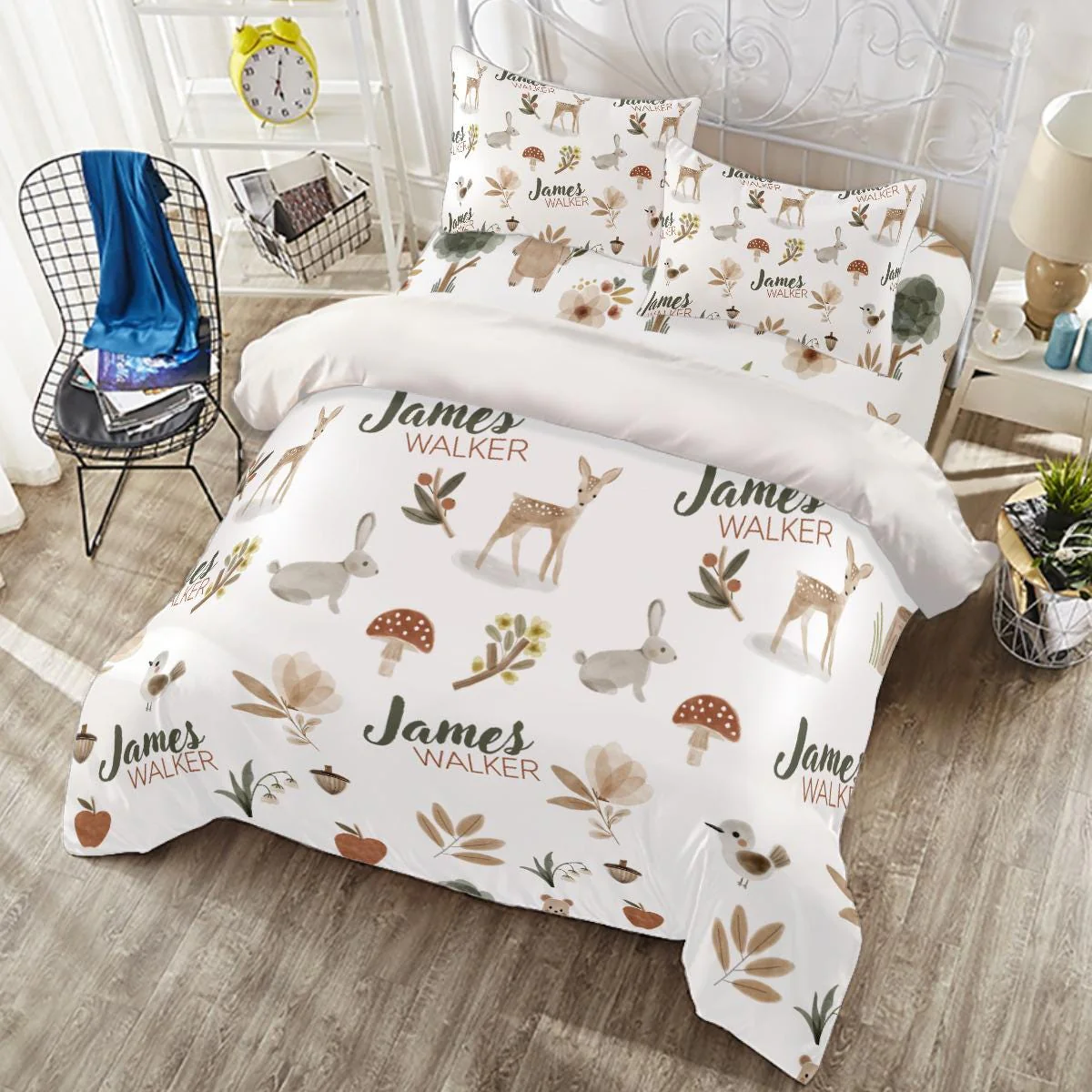 Personalized Duvet Cover Set for Girl or Boy
