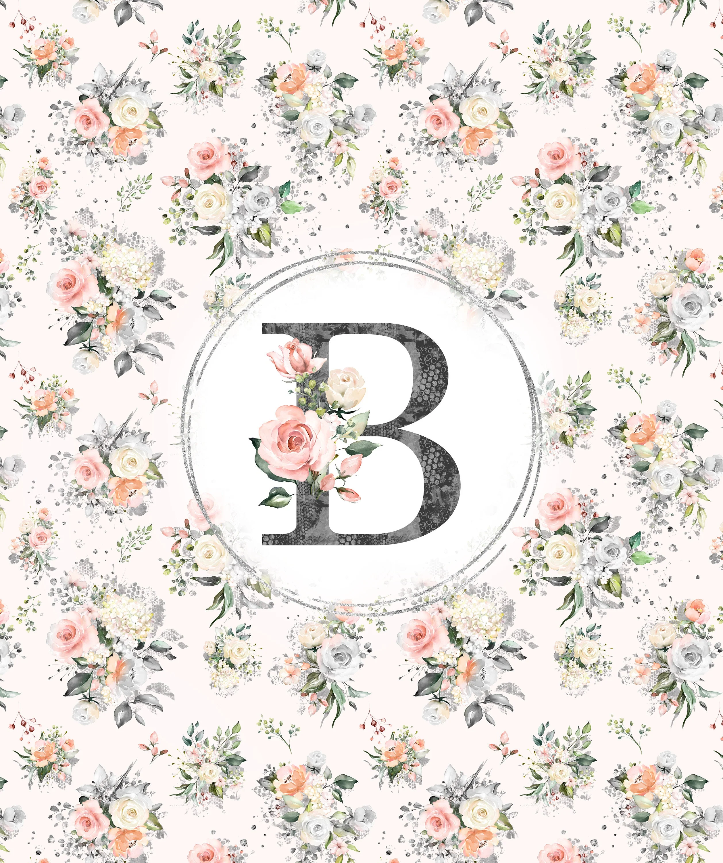 Roses Garden Monogrammed Blanket for Girl - Image 3
