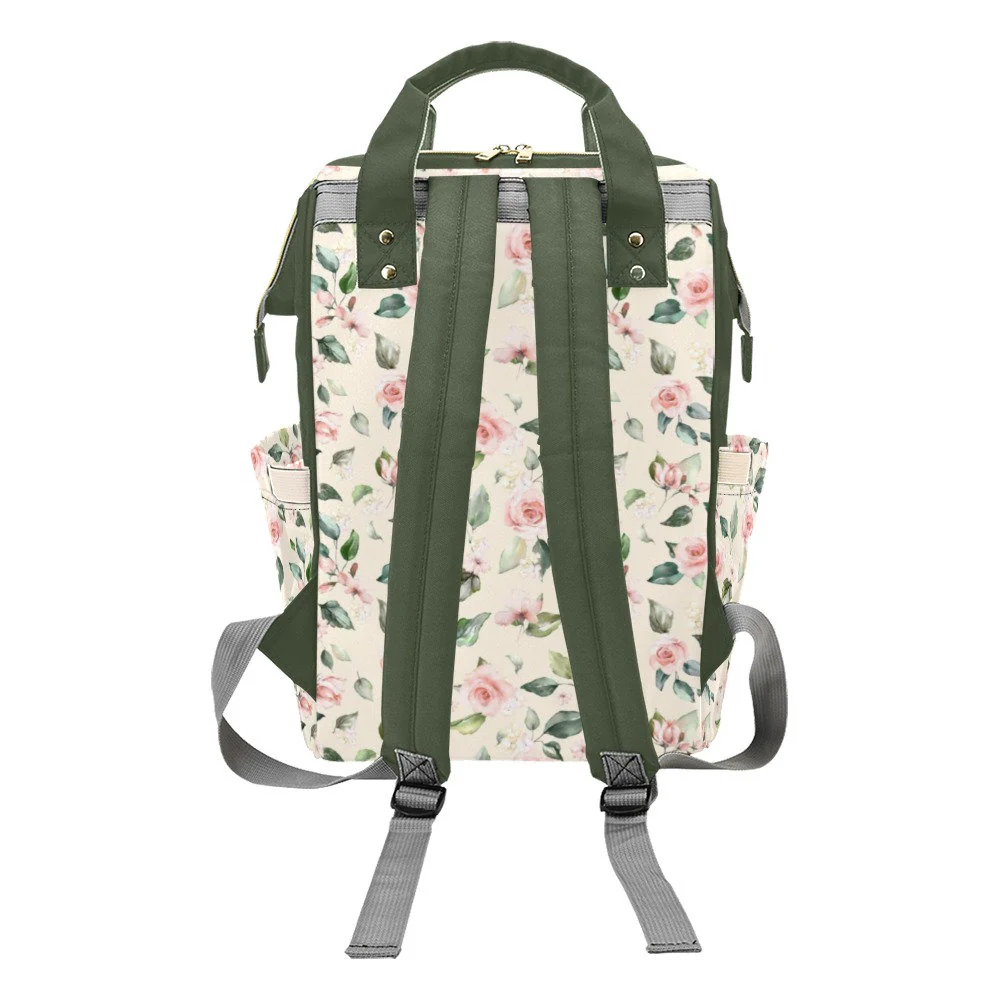 Roses Garden Personalized Diaper Bag - Image 5