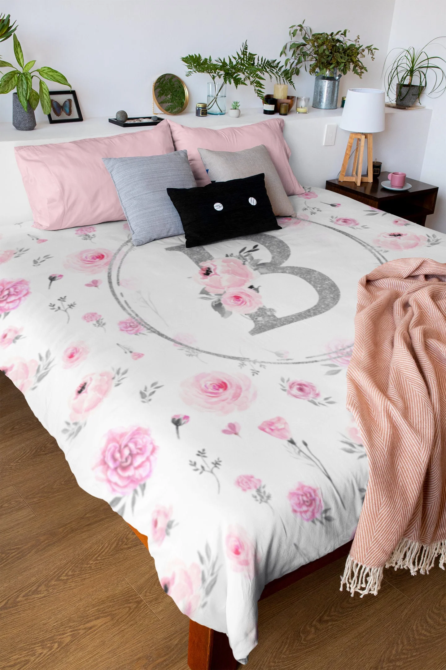 Silver Meadow Personalized Duvet Cover Set for Girl - Image 2