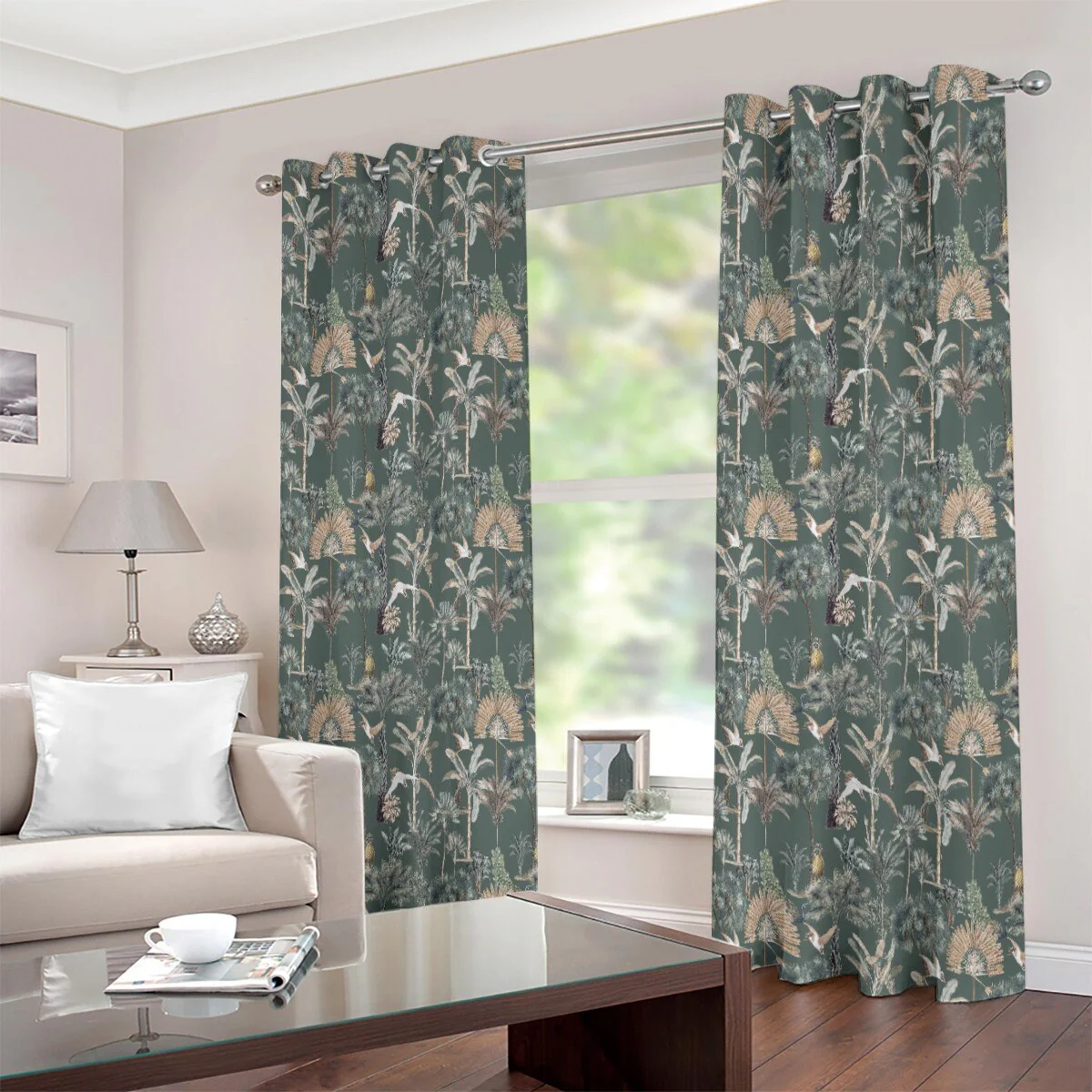 Tropical Patterned Blackout Curtains - Image 6