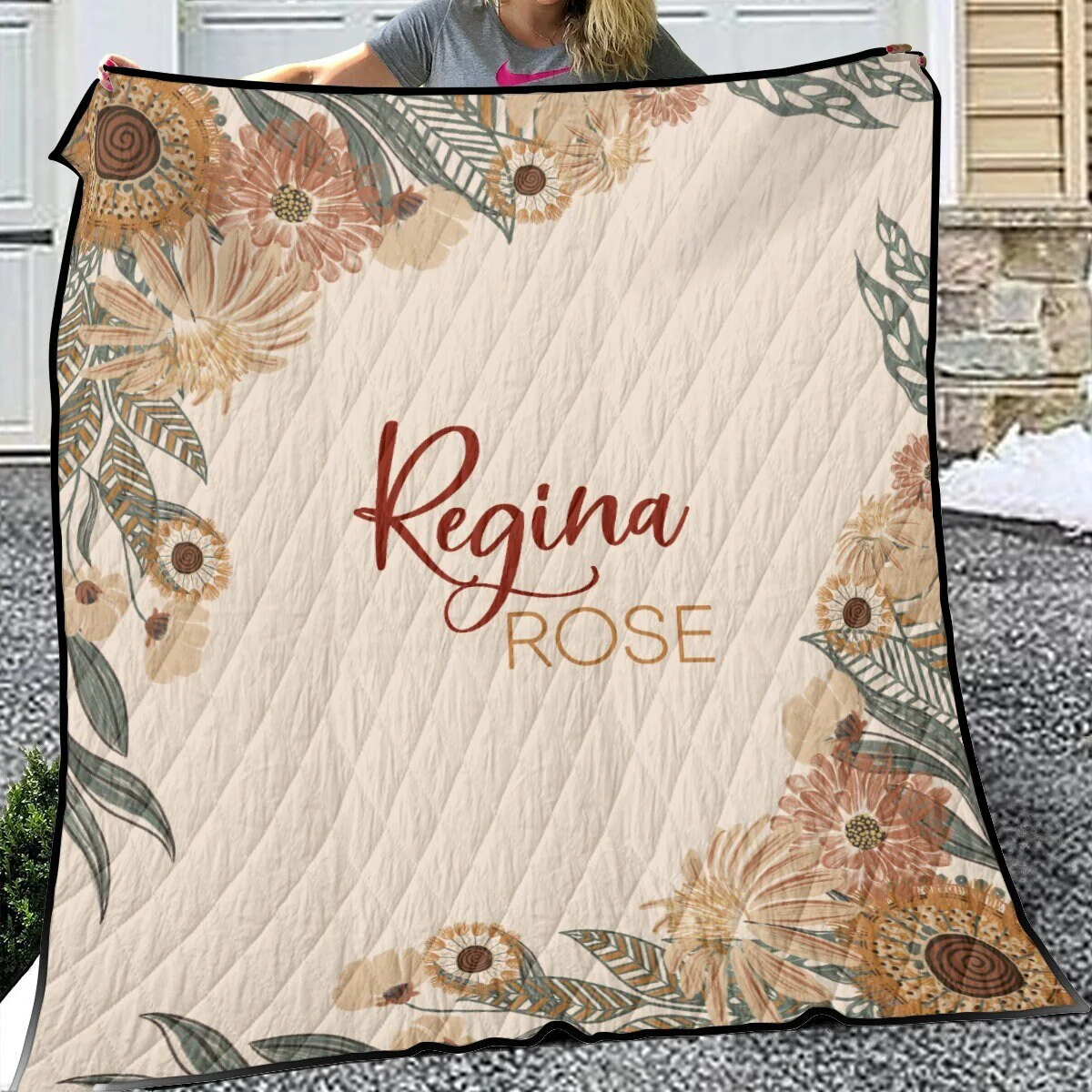 Vintage Charm Personalized Quilted Bedspread Set - Image 3