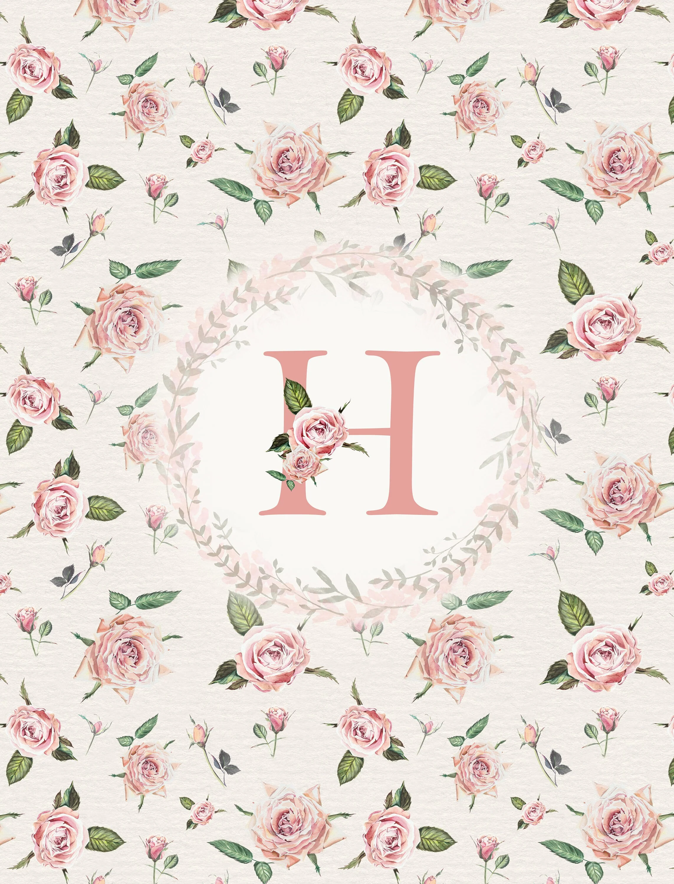 Vintage Roses Monogrammed Blanket for Girl - Image 4